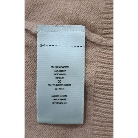 Equipment Womens Small Vneck MAUVE BLUSH PINK Cashmere Sweater Pullover - Picture 7 of 8